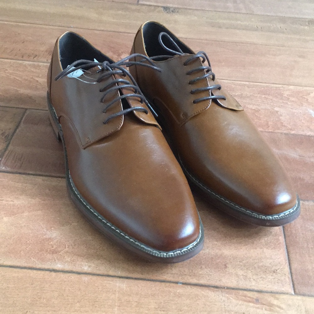 Mens 10 1/2 Brown Dress Shoe